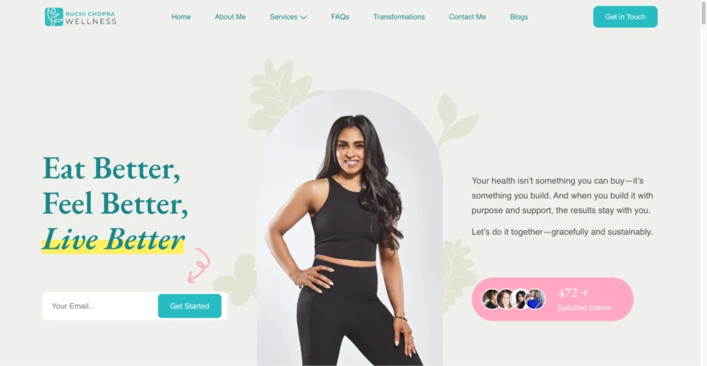 Ruchi Chopra Wellness transforms health through the Metabolic Reset Program.